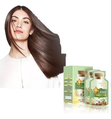 200ml Burbujas Vegetales Para El Cabello Teñido