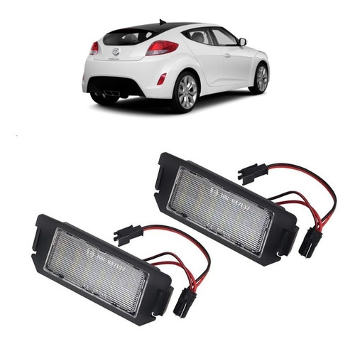 Luz Led Patente Hyundai Veloster 2011-2018 Accesorio