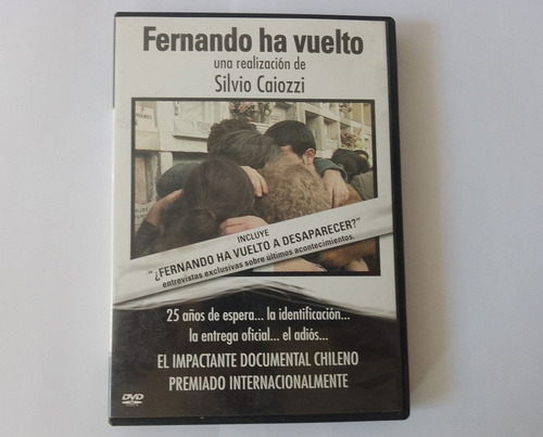 Dvd Documental Chileno Fernando Ha Vuelto (silvio Caiozzi)