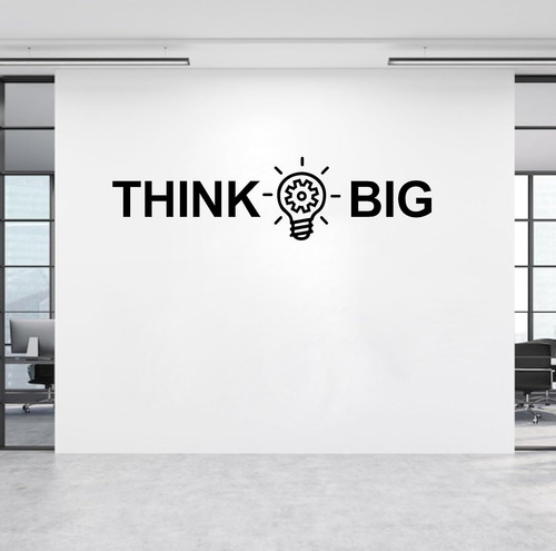 Think Big Quote - Calcomanías De Pared De Vinilo Ofici...