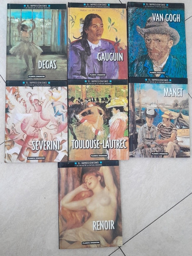 Siete Libros De Arte. Gauguin - Degas - Renoir - Van Gogh - 