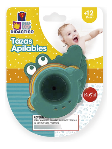 Juego Para Baño Royal Tazas Apilables Universo Binario