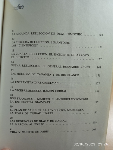 Porfirio Díaz Y Su Tiempo (Usado)