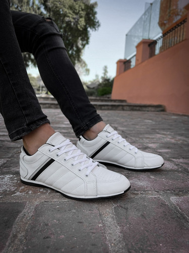 Zapatillas De Cuero Hombre Casual Urbanas Libertarios