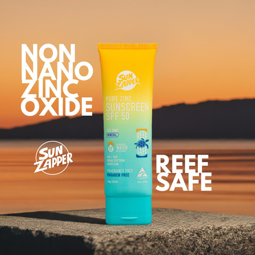 Sun Zapper Pure Zinc Sunscreen Bloqueador Solar Spf 50 Reef