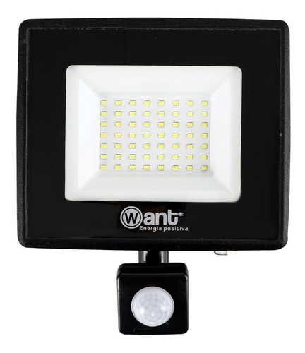 Foco Proyector Led Con Sensor 50w Sec Exterior Pack 3