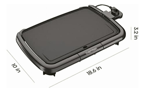 Chefman Plancha Eléctrica De 10 X 16 Pulgadas