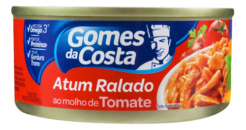 Atum Ralado ao Molho de Tomate Gomes da Costa Lata 140g