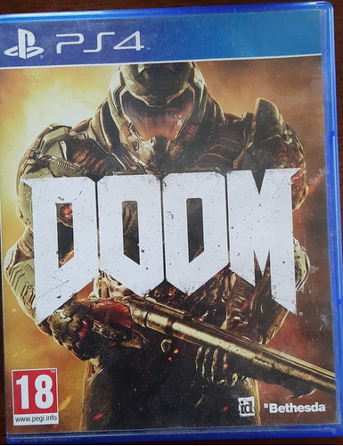 Juego Doom Playstation 4 Usado Original Fisico Con Caja