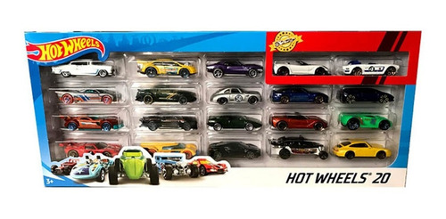 Imagen 5 de 5 de Pack 20 Carros Hot Wheels Coleccionables