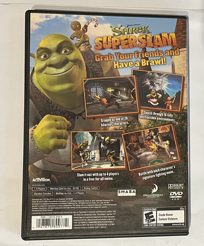 Shrek Superslam Ps2 Original Completo (Usado)