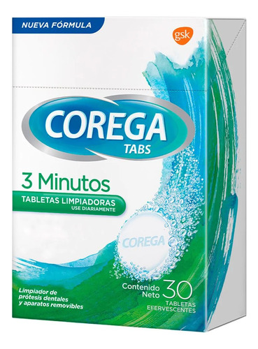 Corega Tabletas Efervescentes X 30