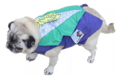 Roupa Cachorro Gato Fantasia Joker Coringa Hallowen Carnaval