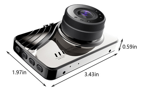 Gravador De Carro De 3 Polegadas Wireless Dvr 1080p Loop Pla