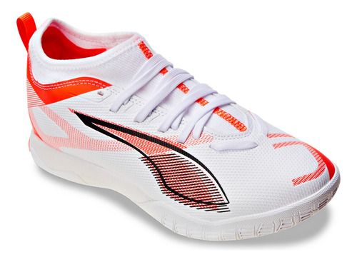 Chuteira De Futsal Juvenil Mid Ultra 5 Match Em Mesh Puma