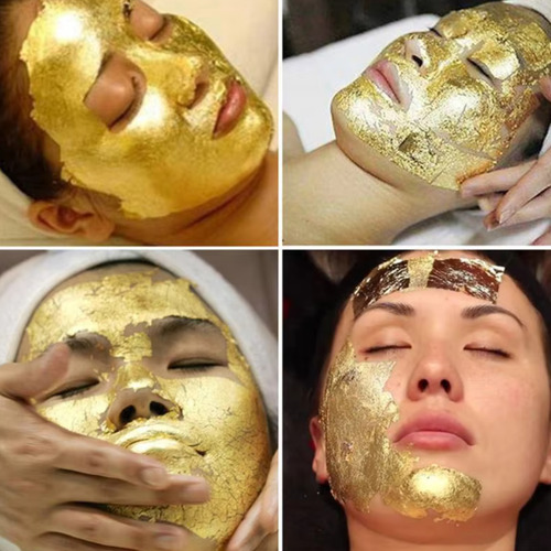 Kit 10 Folhas De Ouro Comestível 24k Genuíno 8x8