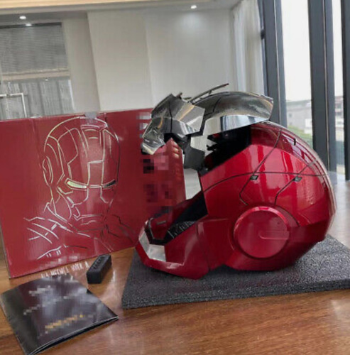 Máscara De Iron Man Con Control De Voz Y Luces Led