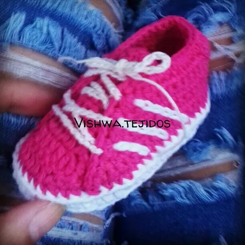 Zapatos Tejidos Crochet Bebe 📦