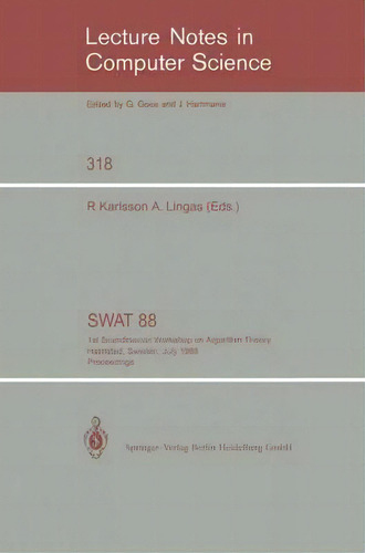 Swat '88, De Rolf Karlsson. Editorial Springer Verlag Berlin Heidelberg Gmbh Co Kg, Tapa Blanda En Inglés