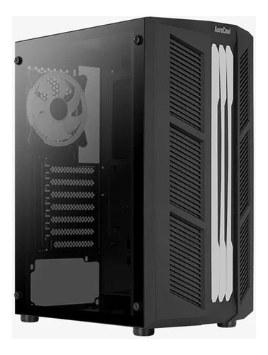 Gabinete Gamer Aerocool Prime G-bk-v2 Vidrio Templado Atx Color Negro