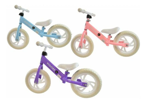 Bicicleta Sin Pedales Colores Pastel - Mini Isamilma 