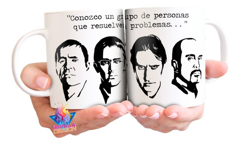 Los Simuladores Personajes Taza Ceramica Frase Conozco Grupo