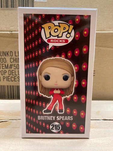 Britney Spears 215 I Did It Again Funko Pop Rocks Original