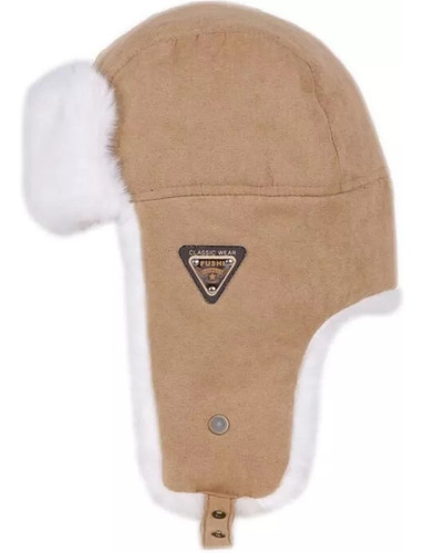 Gorro Gorro Ruso Unisex Cálido De Lona Invierno Mod Piloto