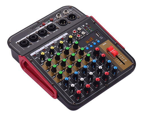 Imagen 2 de 6 de Consola Mezcladora De Audio Digital De 4 Canales Tm4