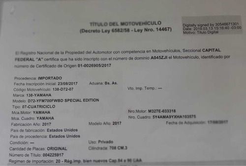 Imagen 17 de 19 de Yamaha Kodiak 700