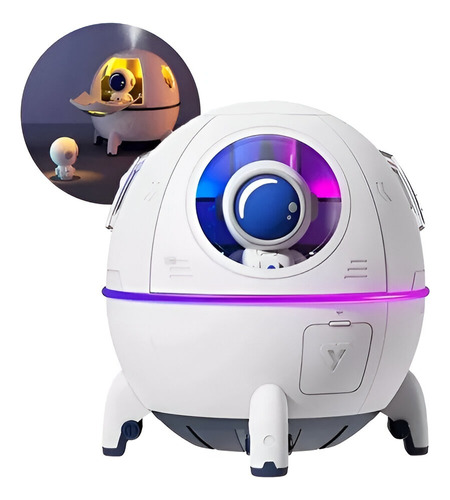 Humidificador Difusor Eléctrico Galaxy Lights Space Capsule