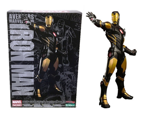 Iron Man Black Avengers Marvel Now Artfx+statue 1/10 Kotobuk