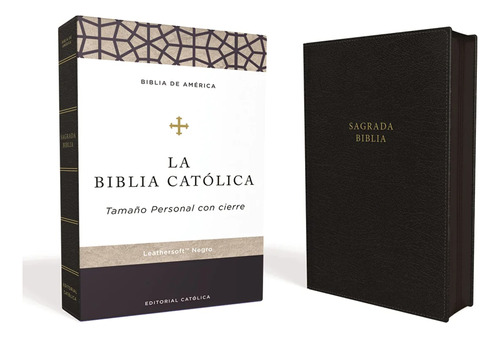 Biblia De America, Catolica, Funda Negra Con Cierre