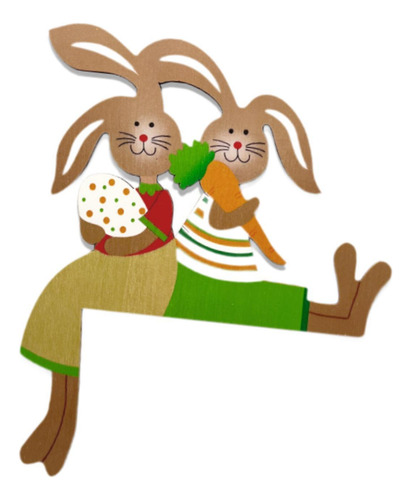Señal De De Madera Decoración De Pascua Para