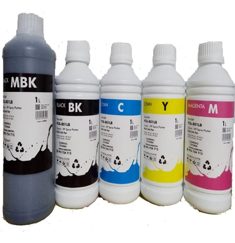 Tinta Canon Plotter Ipf 1 Litro Black Cian Yellow Magenta Mb