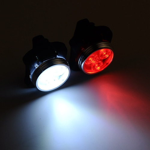 Imagen 4 de 6 de Luces Bicicleta Recarcable Usb Pack Delantera Y Trasera