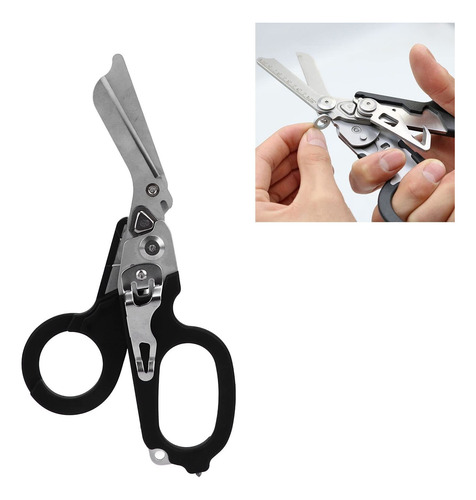 Tijeras De Rescate Emergencia Plegables De Acero Inoxidable
