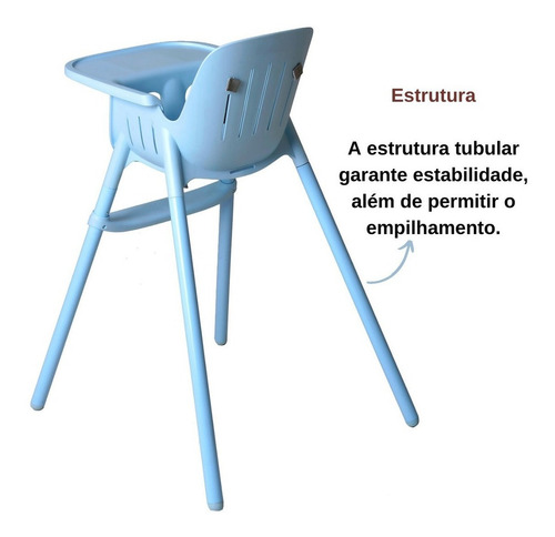 Imagem 7 de 8 de Cadeira Alimentação Portátil Refeição Bebê Cadeirinha Poke