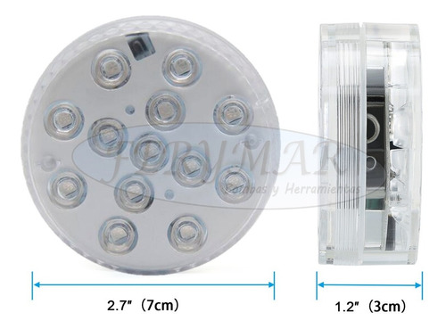 Kit 4 Luminaria Luz Pilas Led Flotante Pileta Jacuzzi Rgb