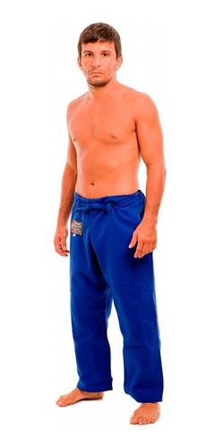 Calca Jiu Jitsu Atama Tradicional Azul Adulto Unissex