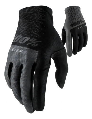 Luva 100% Celium 2020 Motocross Trilha Enduro Cor Preto Tamanho G