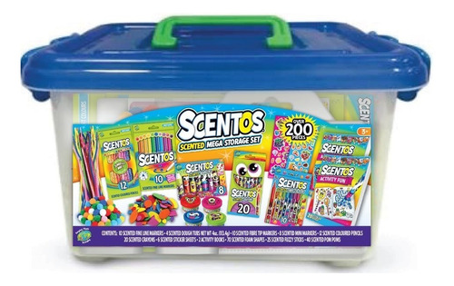 Caja Valija X5 Packs De Marcadores Scentos Stationery 11pcs