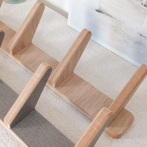 Imagen 6 de 10 de Estantería Madera 82x60x35 + Perchero Pared - Envío Gratis