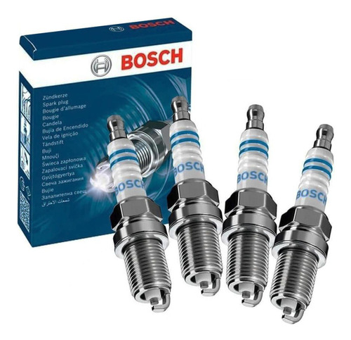 Jogo 4 Velas Bosch Peugeot 307 1.6i Sedan 16v 2006 À 2012