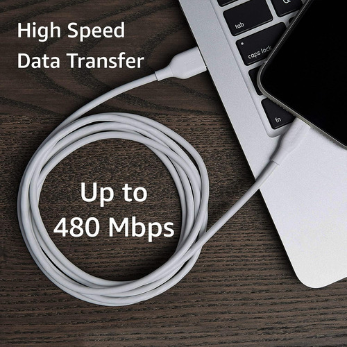 Amazon Basics Usb-a To Lightning Abs Charger Cable, Mfi C...