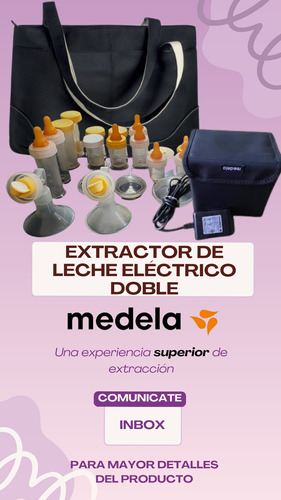 Extractor De Leche Materna Eléctrico Doble Medela