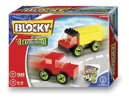 Blocky Vehículos 1  50 Pzs 01-0600