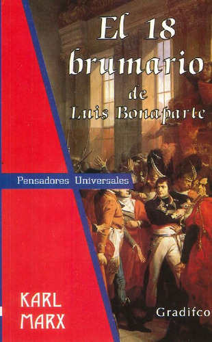 Libro El 18 Brumario De Luis Bonaparte De Karl Marx