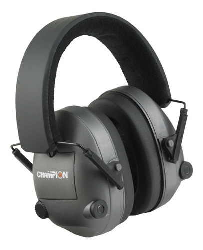 Protetores de ouvido eletrônicos de proteção avançada Champion de 25 Db! Cor Preto