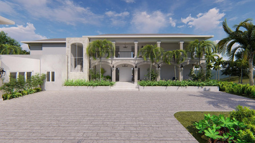 Venta De Villa De Lujo De 5 Habitaciones, Más Casa De Servicio, En Cap Cana, Punta Cana.
